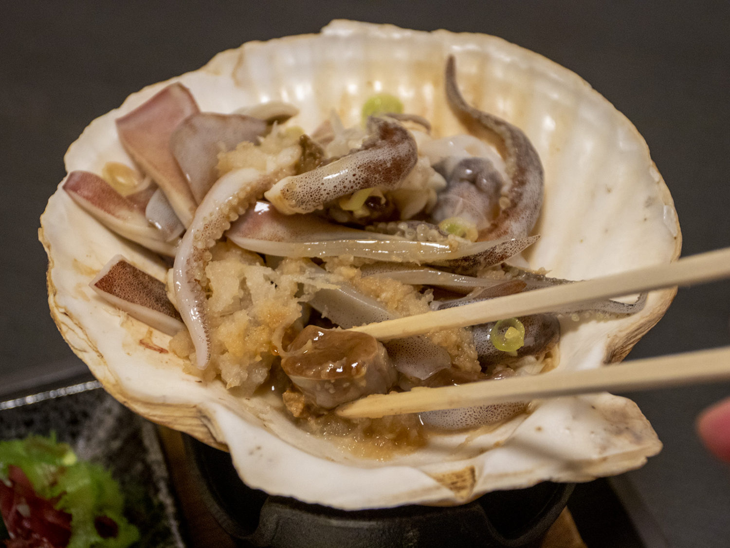 いろり_三沢昼いか_赤とんぼ定食_貝焼き_焼き