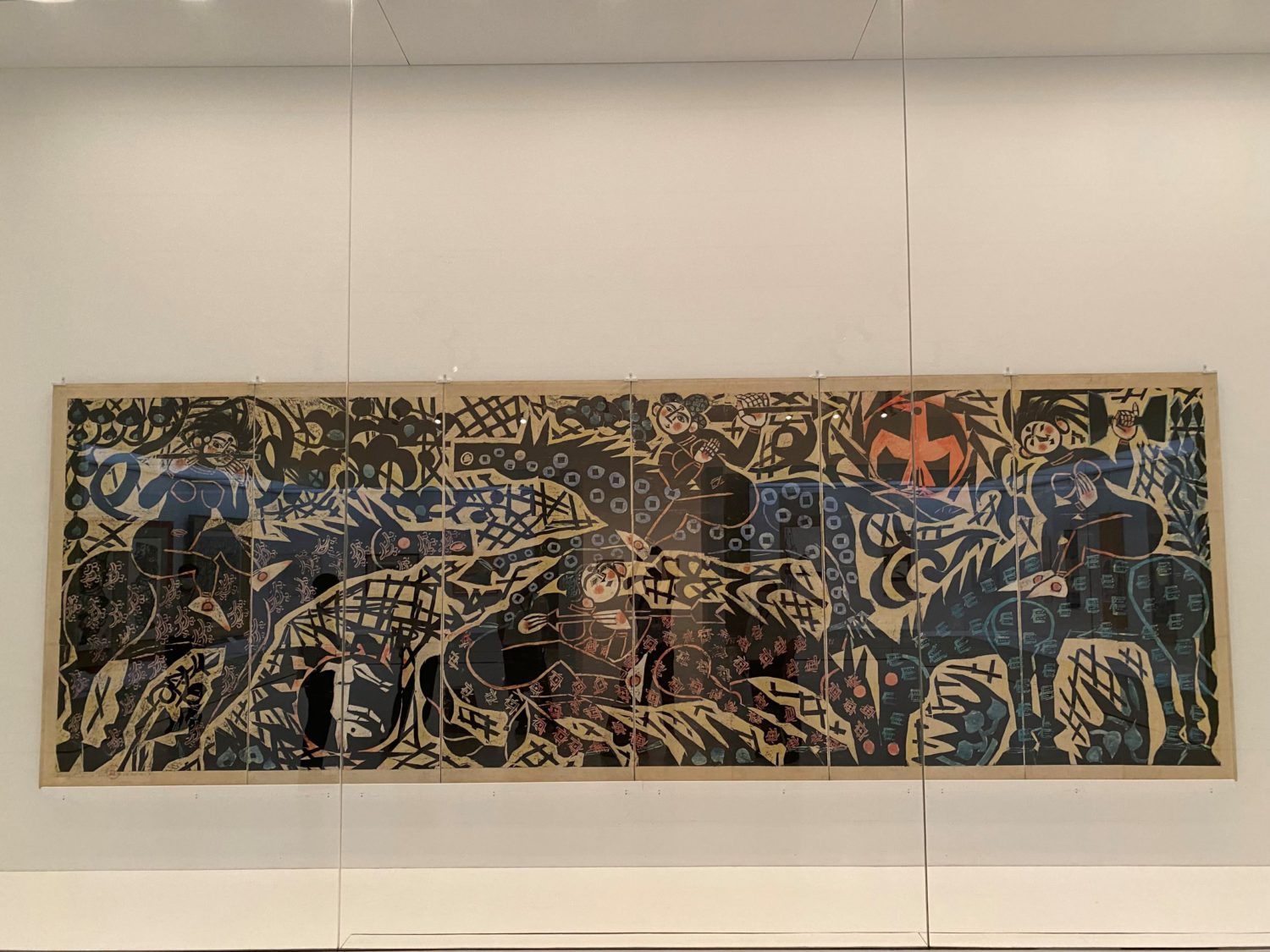 棟方志功作　花矢の柵　１９６１年　青森県立美術館蔵