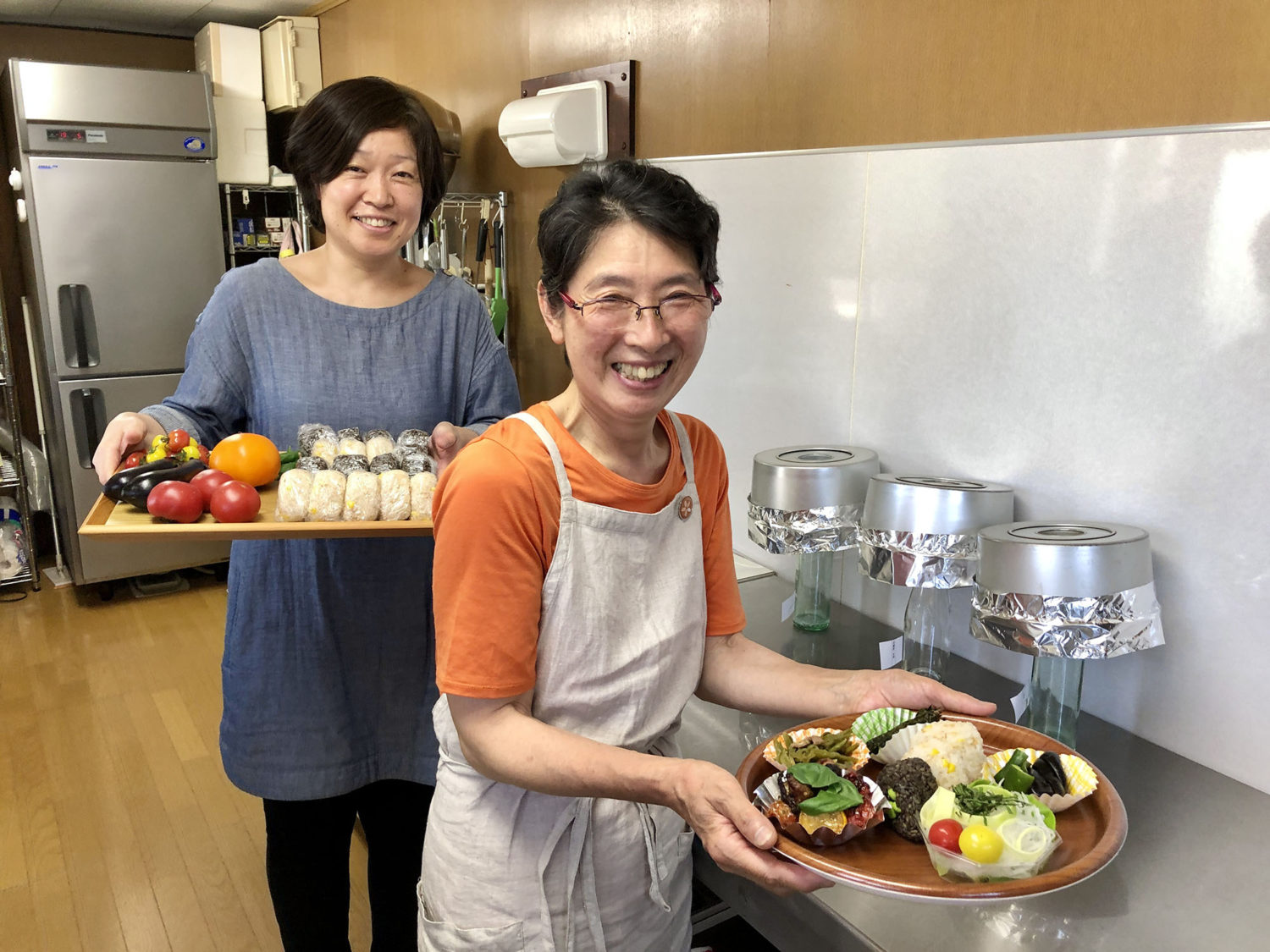 舘田さんと会員の松尾さん。今後のご活躍も楽しみです!