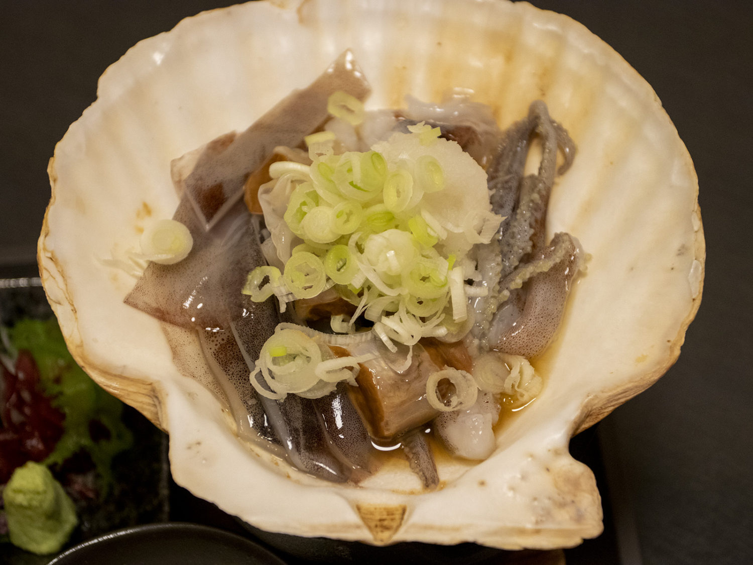 いろり_三沢昼いか_赤とんぼ定食_貝焼き