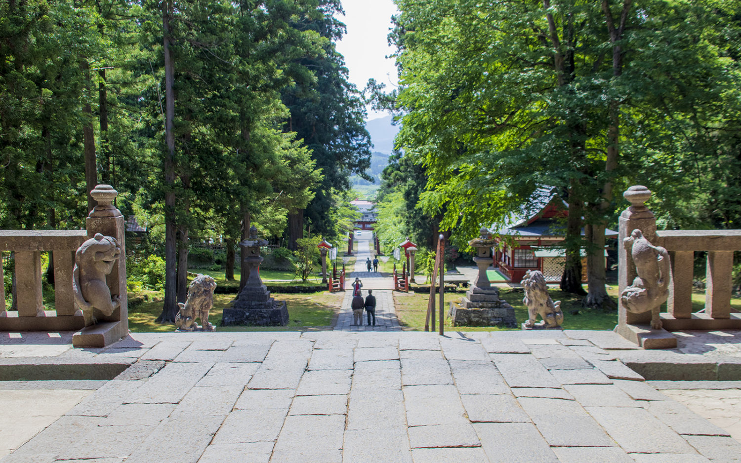岩木山神社_楼門から振り返る