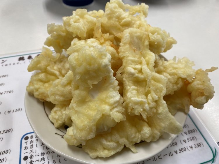 いかの天ぷら　７１５円