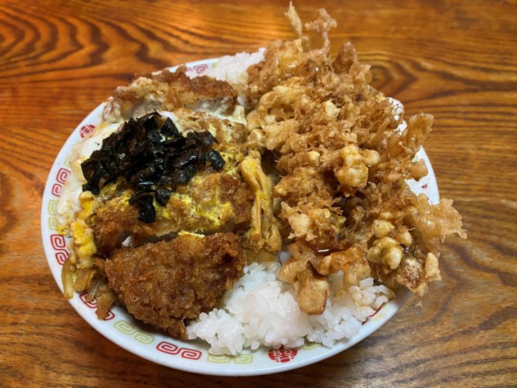 かつ丼とエビ天丼のカスタネット　１０００円