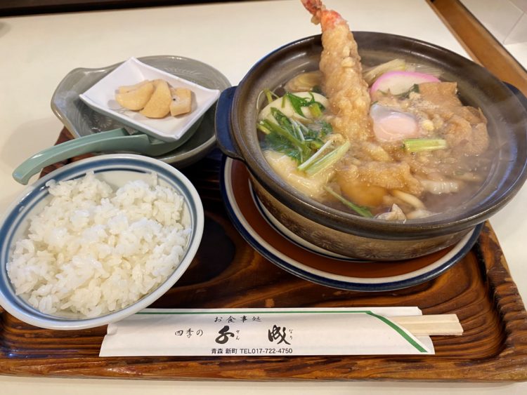 上なべ焼きうどんと小ライス　１２９８円