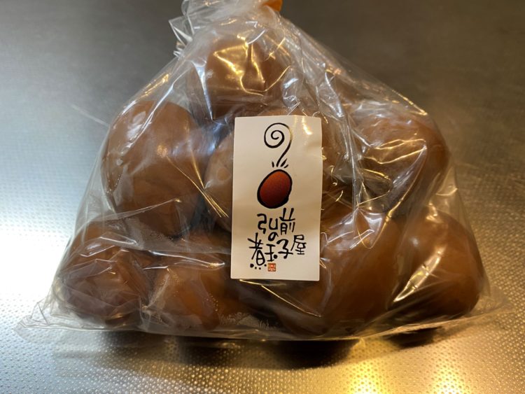 煮玉子１０個＋おまけの１個