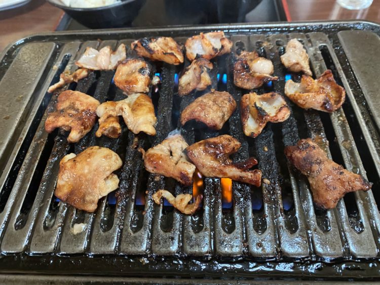 ロースターで焼くお肉がうまい　その１