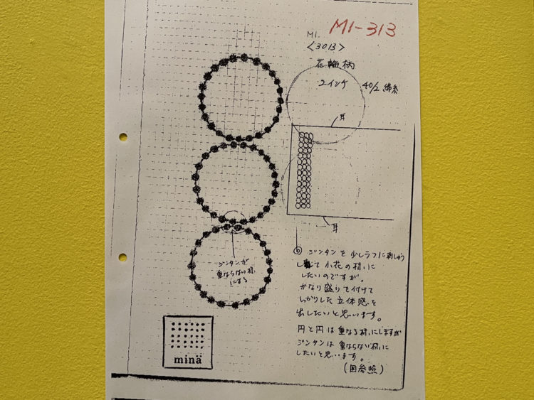 工場への指示書