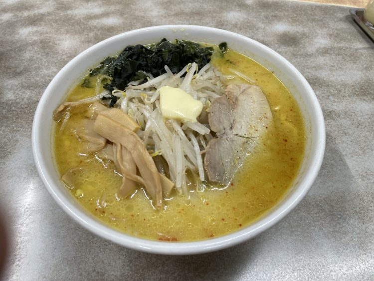 味の札幌大西「味噌カレー牛乳ラーメン」