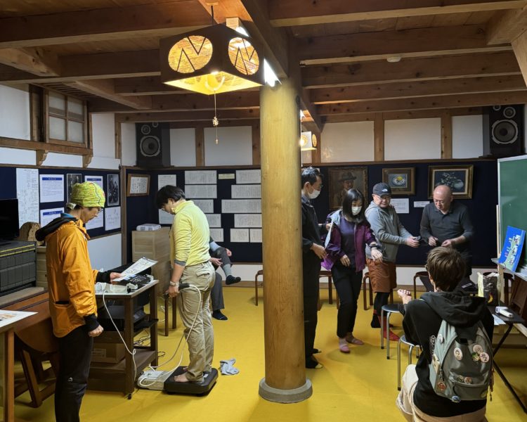 体力測定の様子